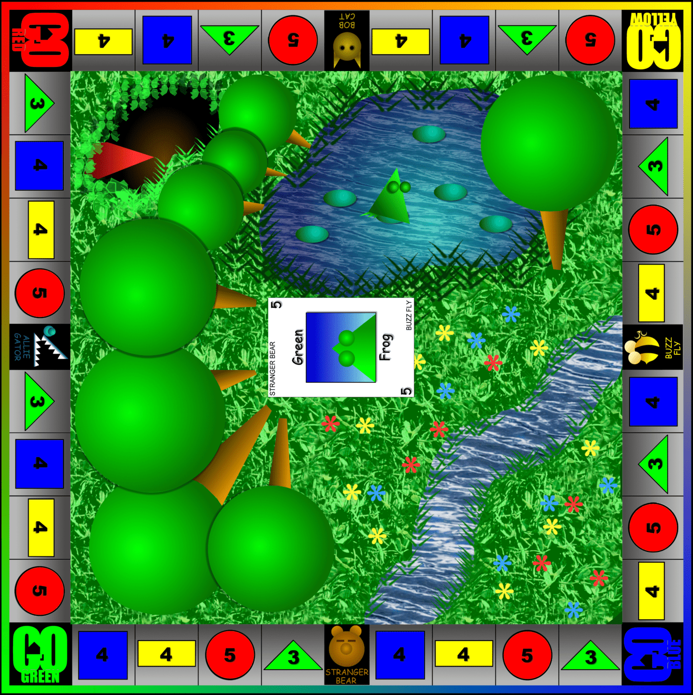 GreenFrogRedFox Game