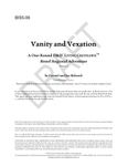 RPG Item: BIS5-06: Vanity and Vexation
