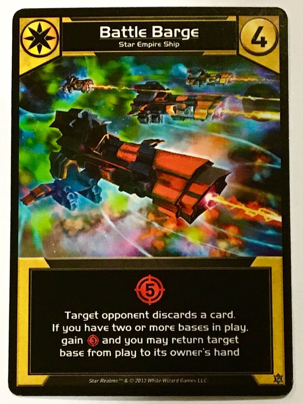Star Realms: Battle Barge Promo Card