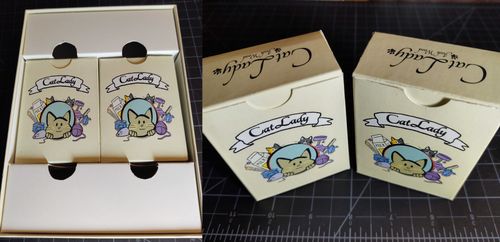 Cat Lady Homemade Tokens And Tuckbox Johnyaeger Pnp Blog Boardgamegeek