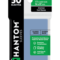 56x87 American Card Sleeves - Gloss/Gloss (59 x 90)