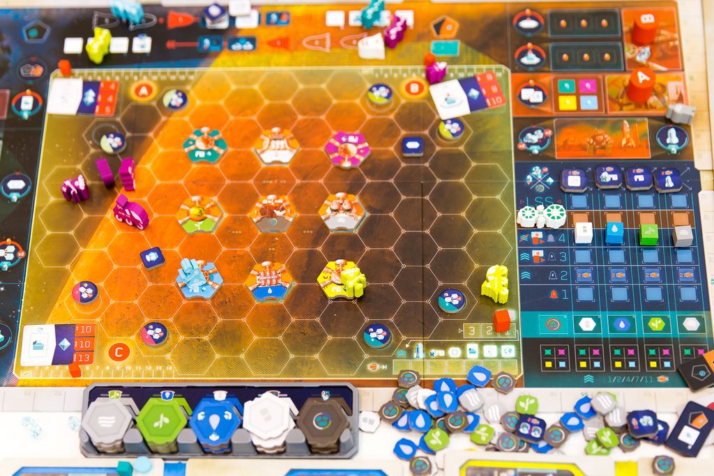 On Mars at Essen Fair 2019 — Photo by styren on BoardGameGeek