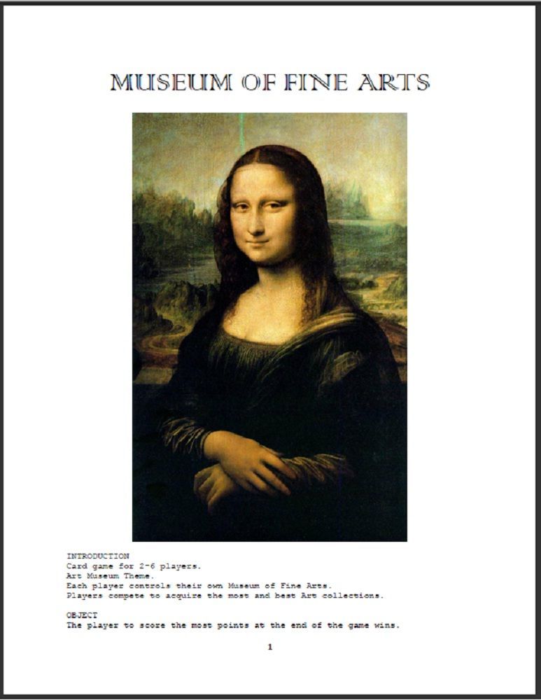 Museum of Fine Arts cover art