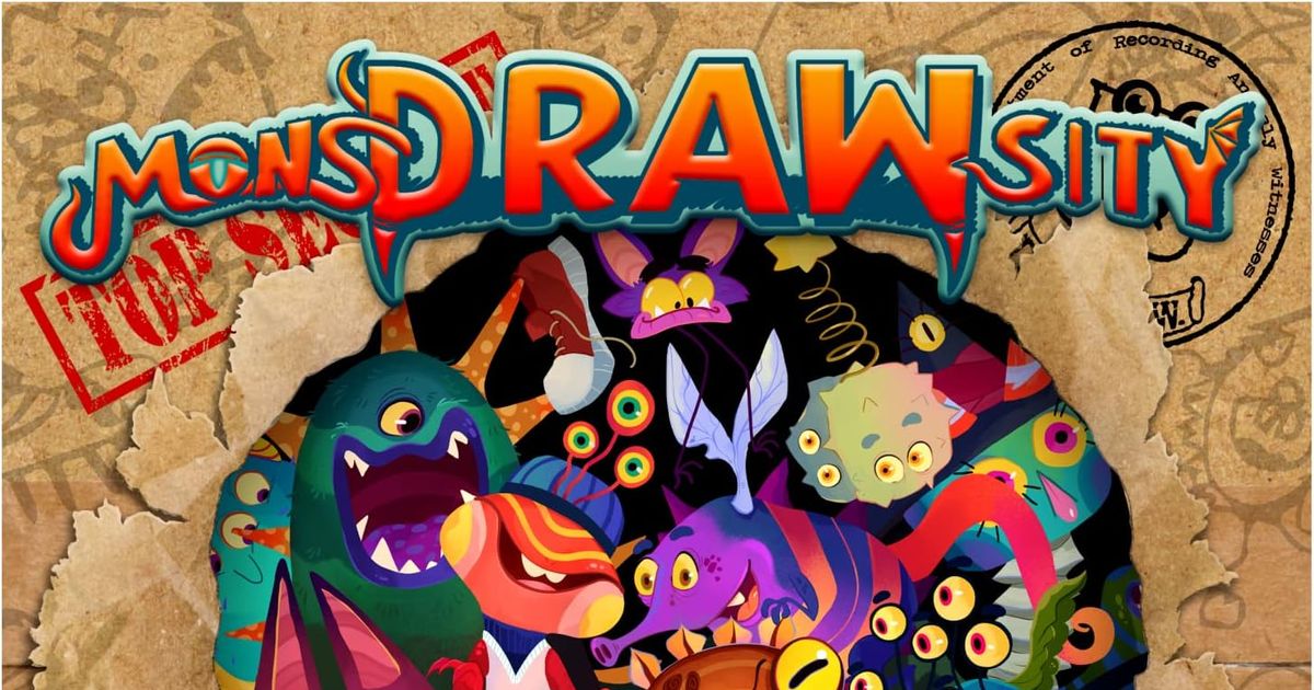 MonsDRAWsity Top Secret Board Game BoardGameGeek