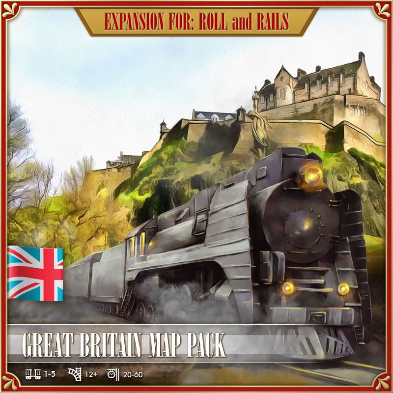 Roll and Rails: Great Britain Map Pack