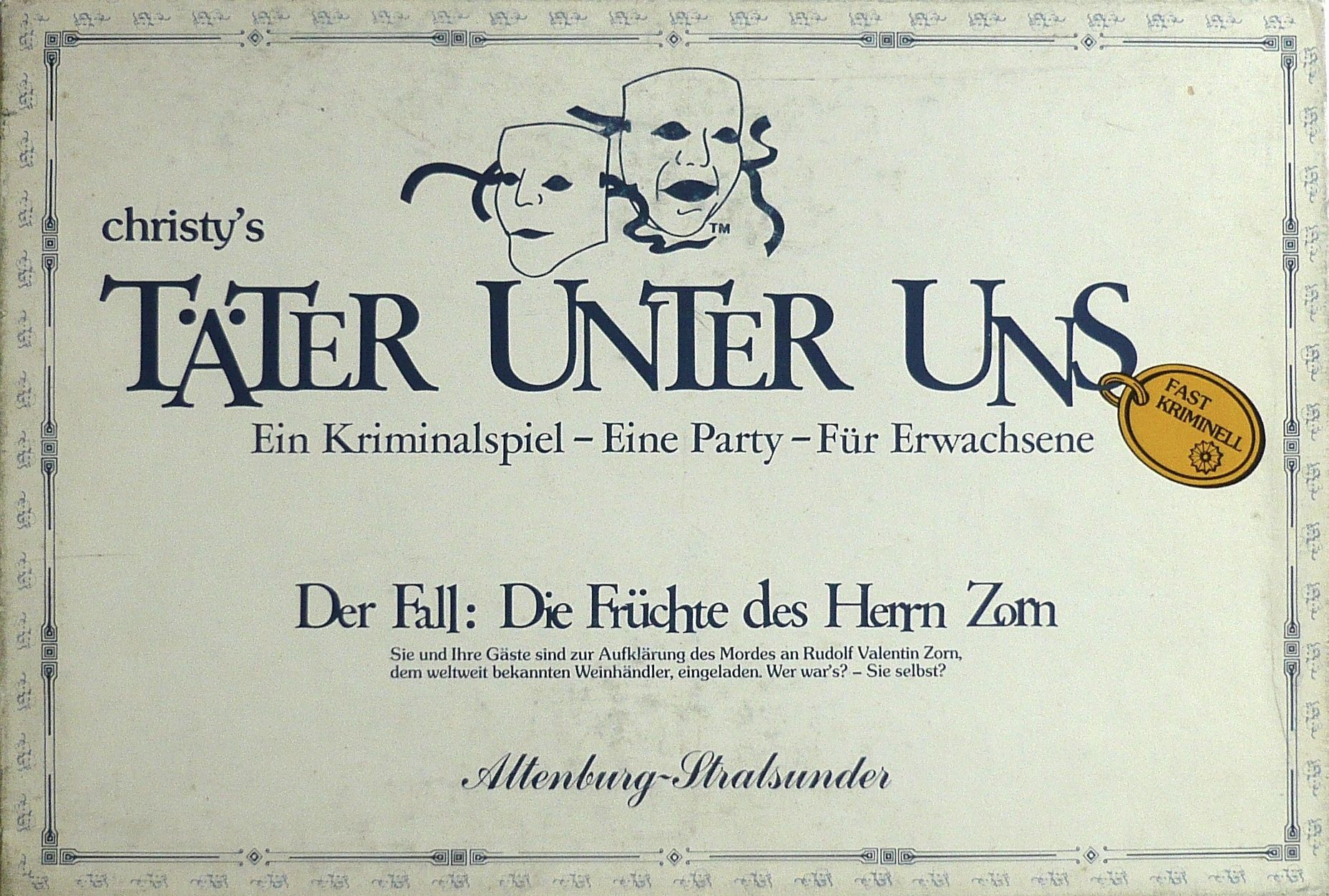 Täter unter uns: Die Früchte des Herrn Zorn