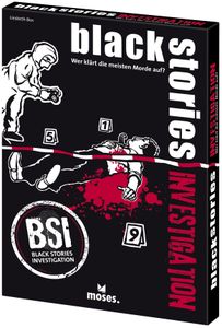 Black Stories Investigation box art
