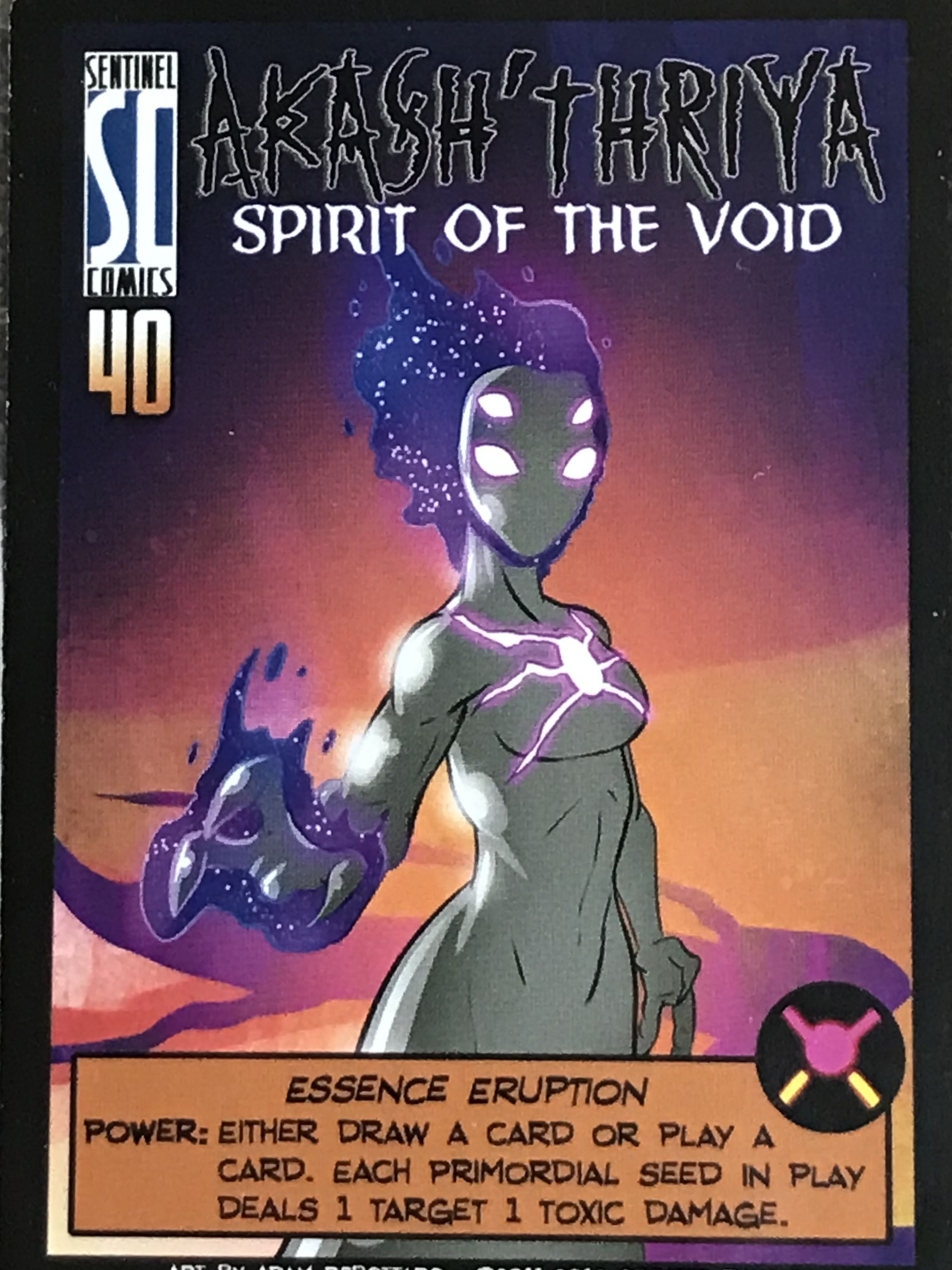 Sentinels of the Multiverse: Akash&#039;Thriya – Spirit of the Void Promo Card