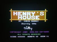 Video Game: Henry's House