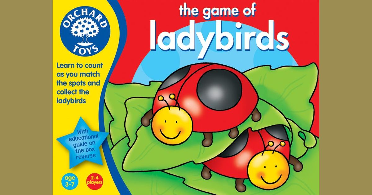 Orchard Toys THE GAME OF LADYBIRDS Educational Game Puzzle BNIP 