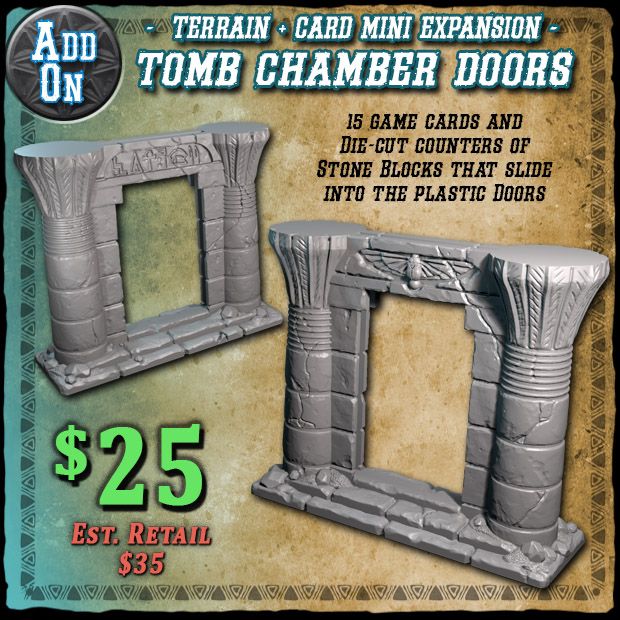 Sombras de azufre: Tumbas malditas de Khamuntet – Puertas de la cámara de la tumba