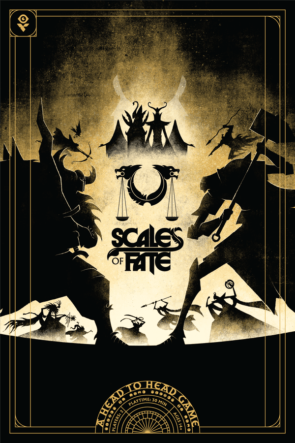 Scales of Fate deduction board game for 2 players - official cover IV Studio