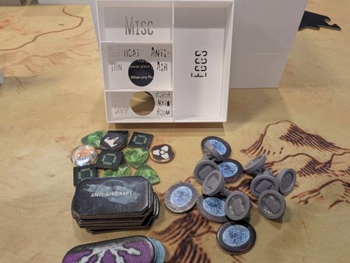 3d printable insert for core, stretch, expansions, acrylics, terrain ...