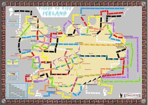 Iceland (fan expansion for Ticket to Ride)