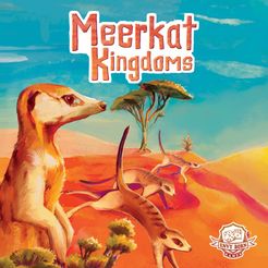 Meerkat Kingdoms board game area control in the Kalahari desert for 2-4 players - official cover Envy Born Games