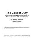 RPG Item: CoEE49: The Cost of Duty