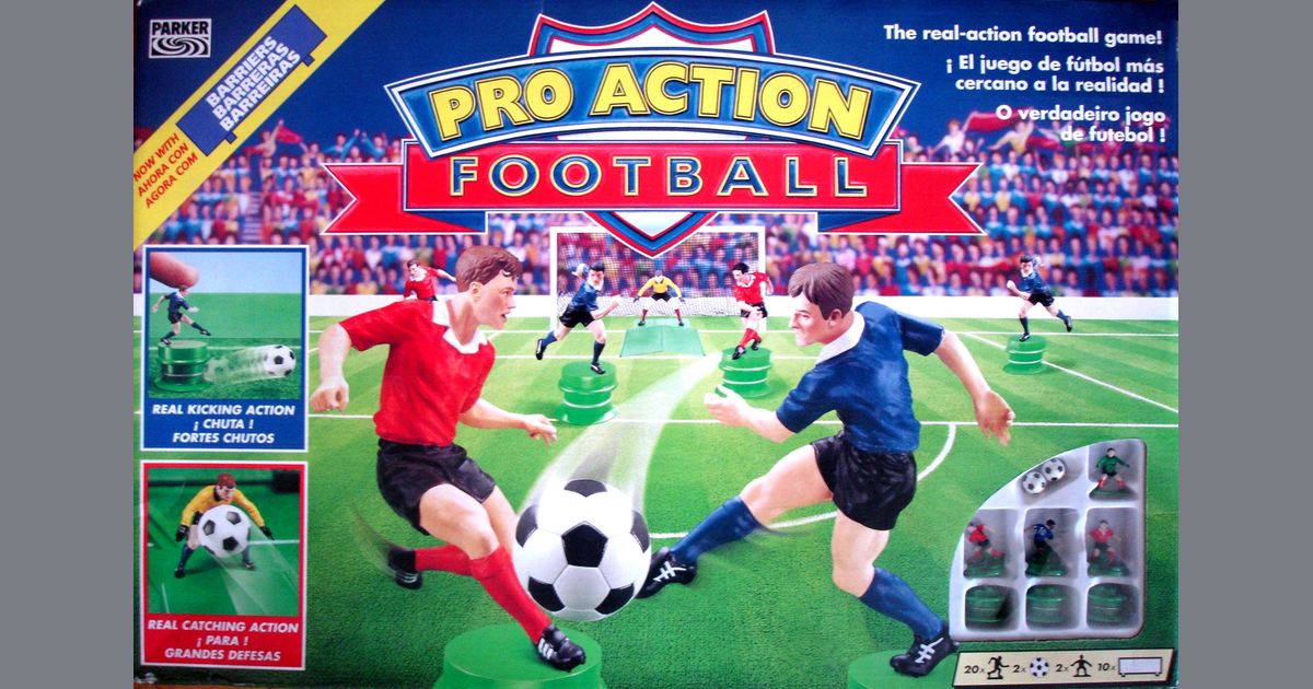 spare parts 2  player stands. Parker Pro Action football game.1993 