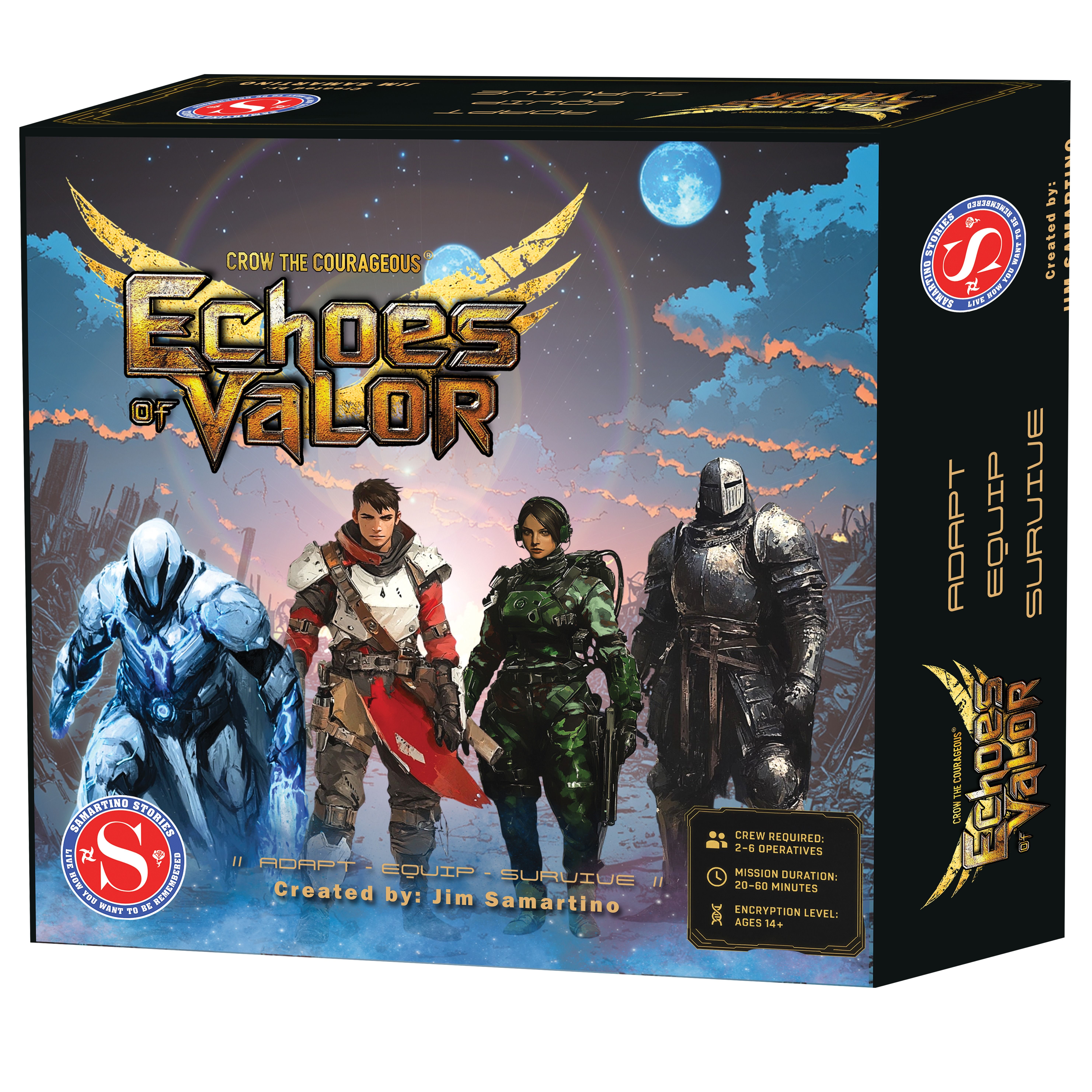 Cover art for Crow the Courageous: Echoes of Valor