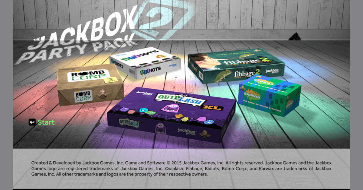 The Jackbox Party Pack 2 Video Game Videogamegeek