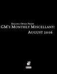 Issue: GM's Monthly Miscellany (August 2016)