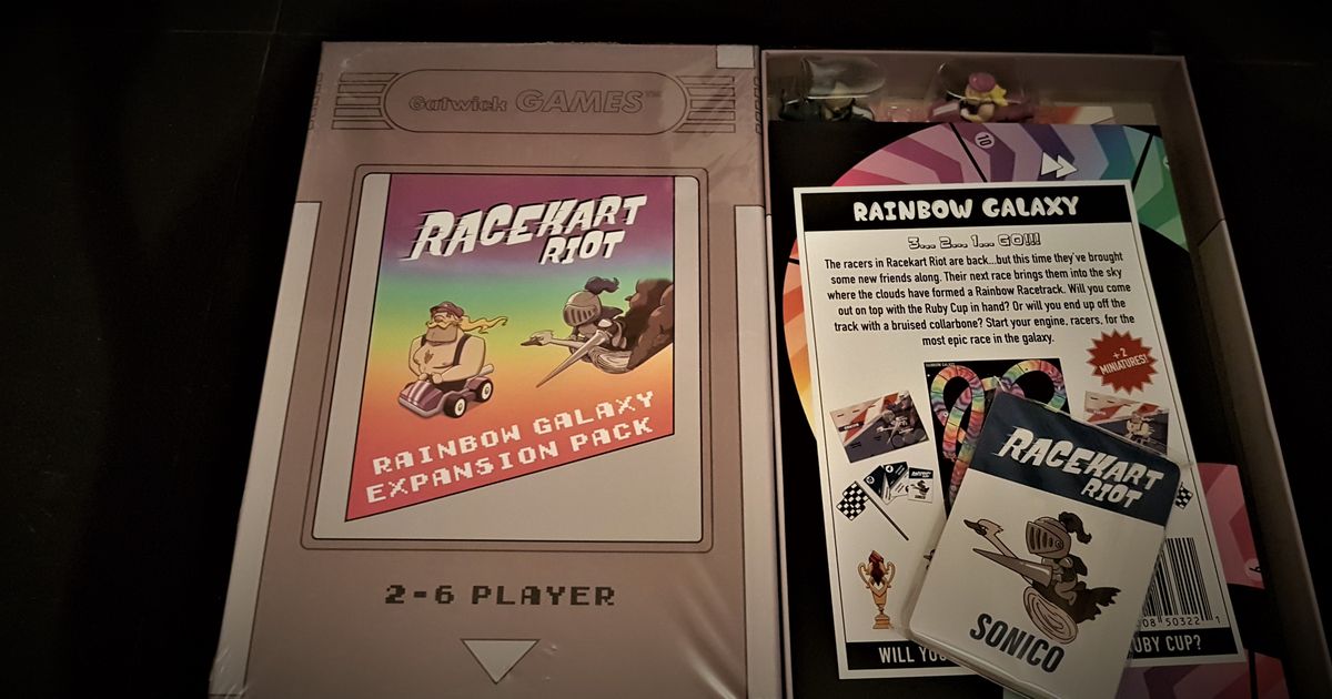 RaceKart Riot: Rainbow Galaxy | Board Game | BoardGameGeek
