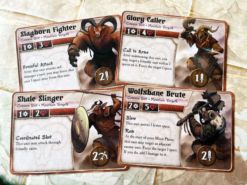 Asset image game Summoner Wars (Second Edition): Mountain Vargath Faction Deck