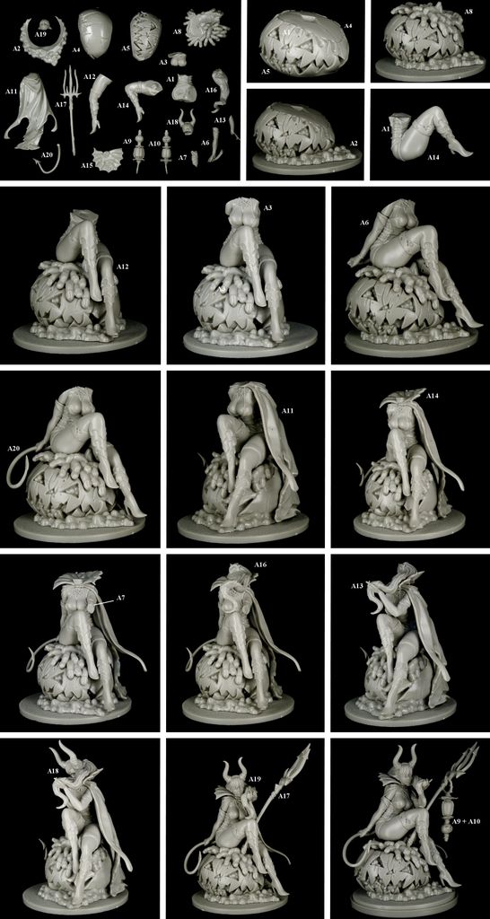 Kingdom Death - Pinups of Death - Wondercat Painting