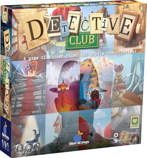 Detective Club, Blue Orange Games, 2019 (image provided by the publisher)