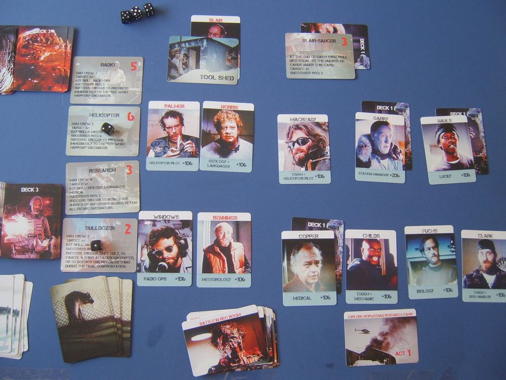 Illustration 4 de The Thing: The Boardgame & The Cardgame