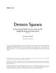 RPG Item: HIG4-01: Demon Spawn
