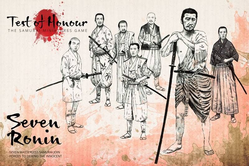 Test of Honour: The Samurai Miniatures Game – Seven Ronin cover