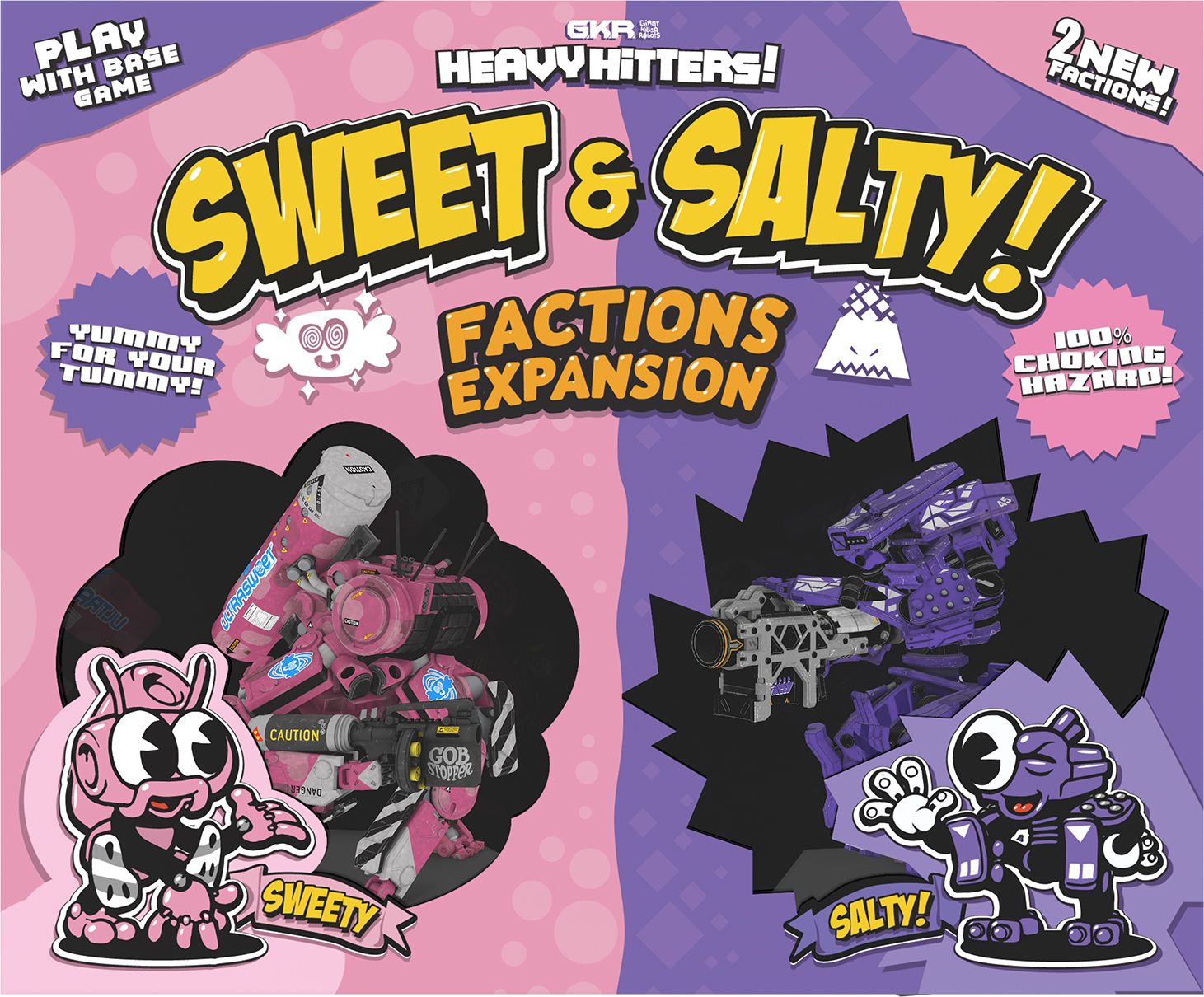 GKR: Heavy Hitters – Sweet & Salty Factions Expansion