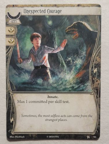 Clarification for 'Unexpected Courage' | BoardGameGeek
