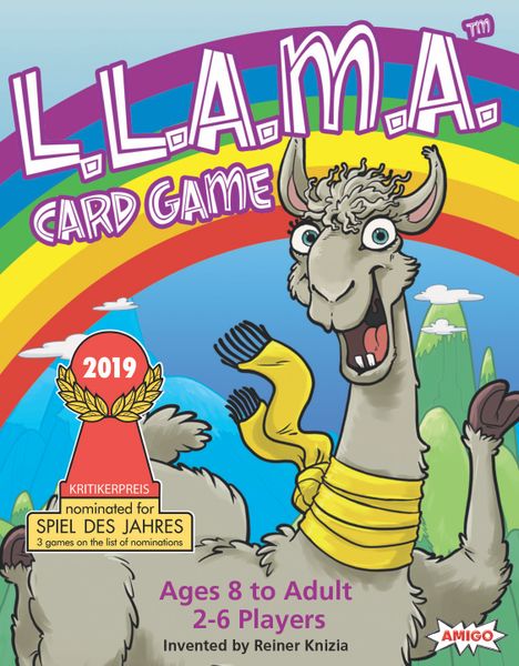 LLAMA, AMIGO, 2019 — front cover, English edition (image provided by the publisher)