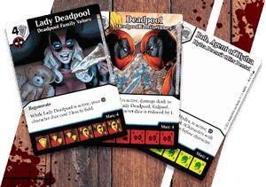 Marvel Dice Masters: Deadpool Family Values Promo Cards