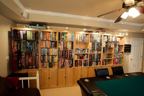 Game room finally "complete" | Kirk's Personal Blog | BoardGameGeek