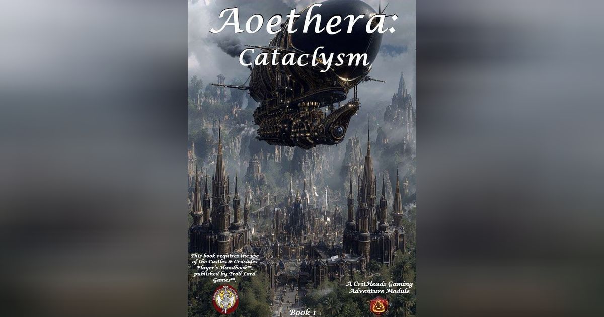 Aoethera: Cataclysm Book 1 (C&C) | RPG Item | RPGGeek