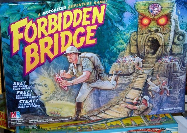 Forbidden Bridge Vintage 1992 Game Replacement Pieces Pick the Part You Need 