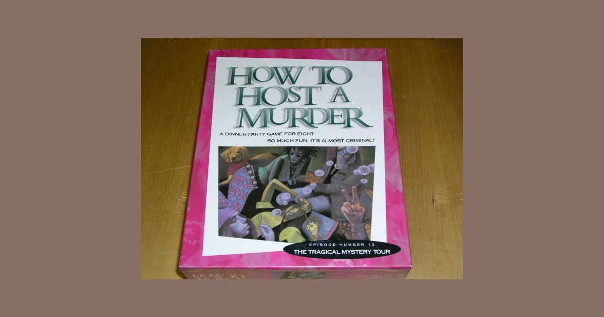 how to host a murder tragical mystery tour