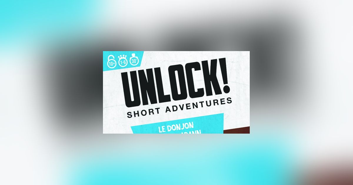Unlock Short Adventure : Le donjon de Doo-Arann