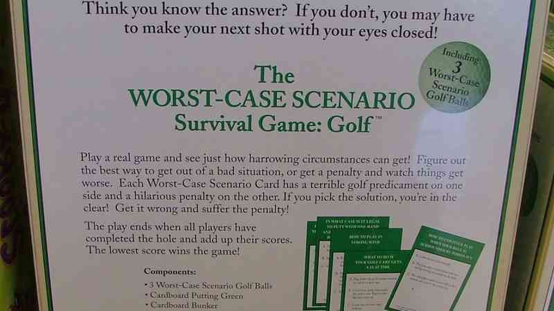 The Worst-Case Scenario Survival Game: Golf