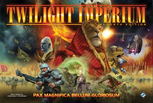 Box art from Twilight Imperium: Fourth Edition, Fantasy Flight Games, 2017