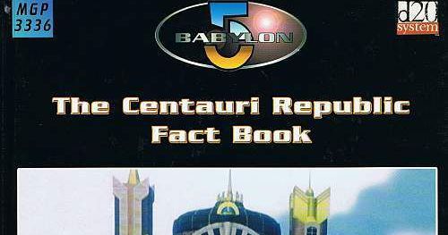 The Centauri Republic Fact Book RPG Item RPGGeek