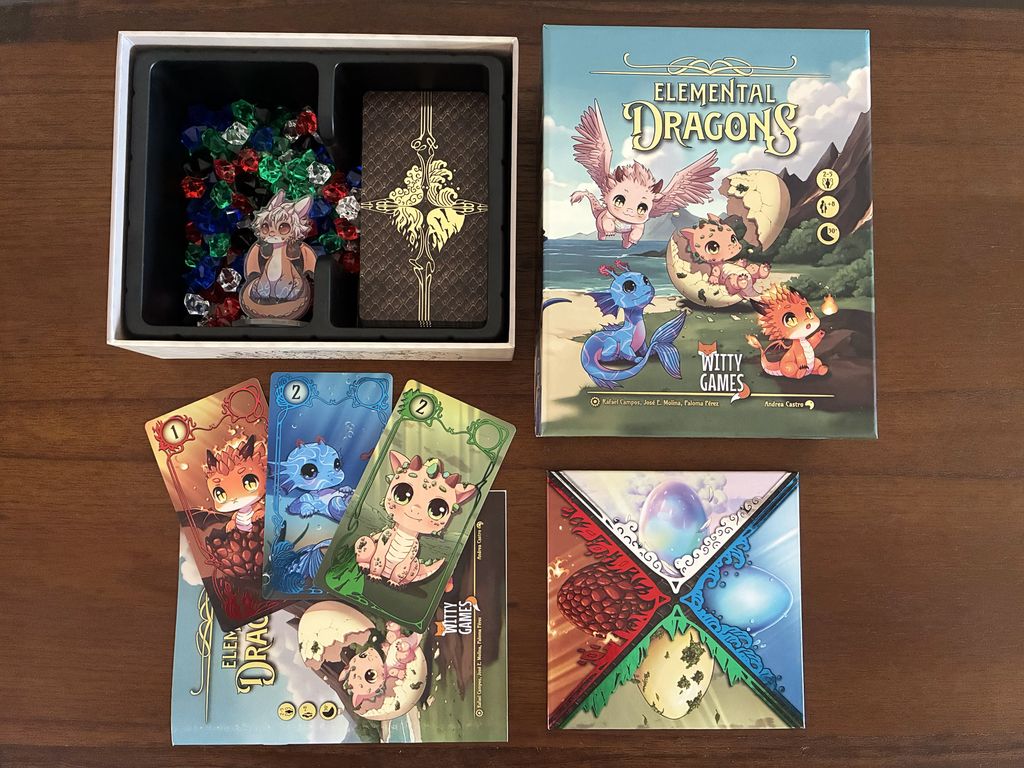 Illustration 4 de Elemental Dragons: A Cozy Gem-Hoarding Game