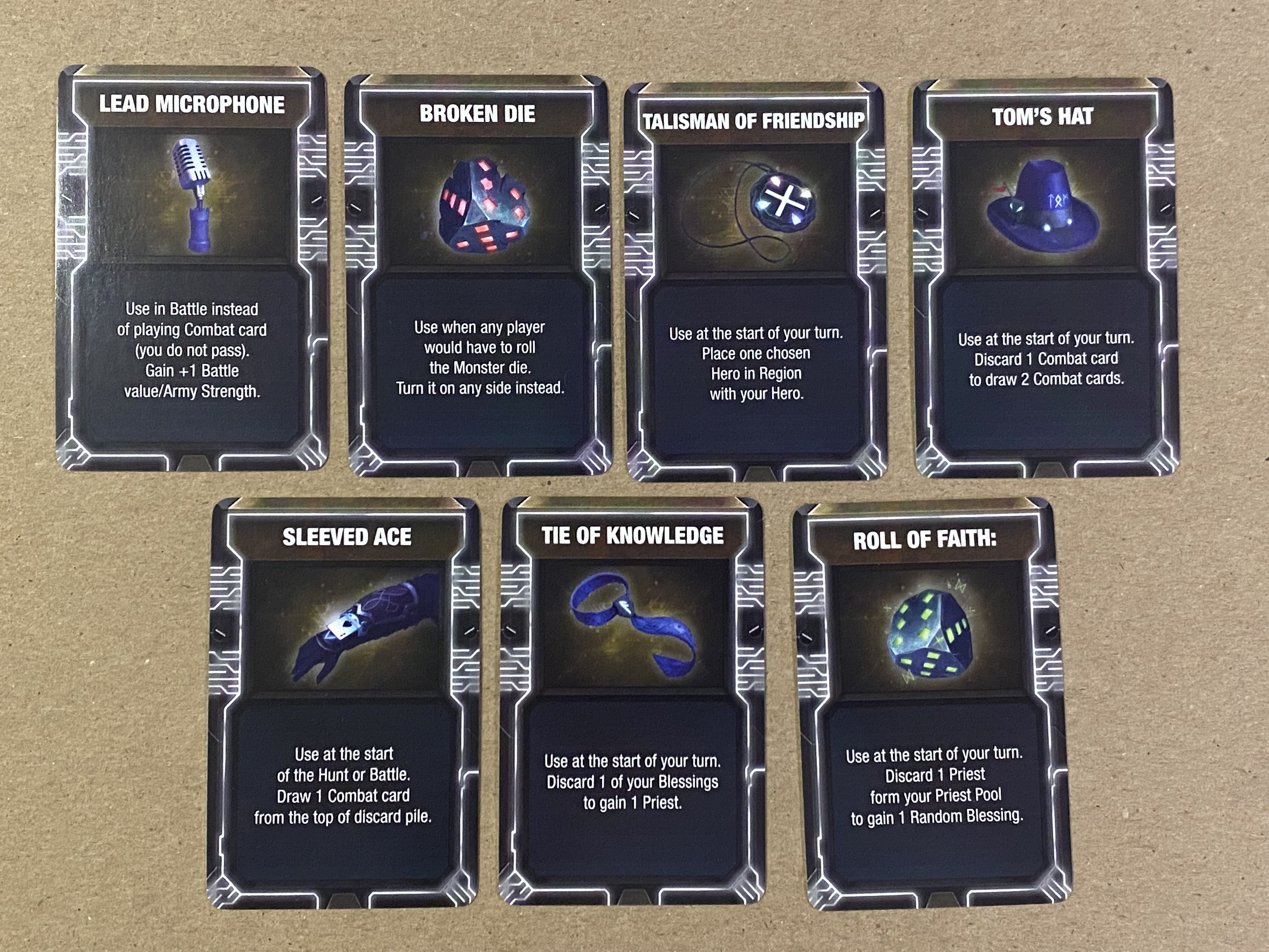 Lords of Hellas: Dice Tower Promo Artifact Cards