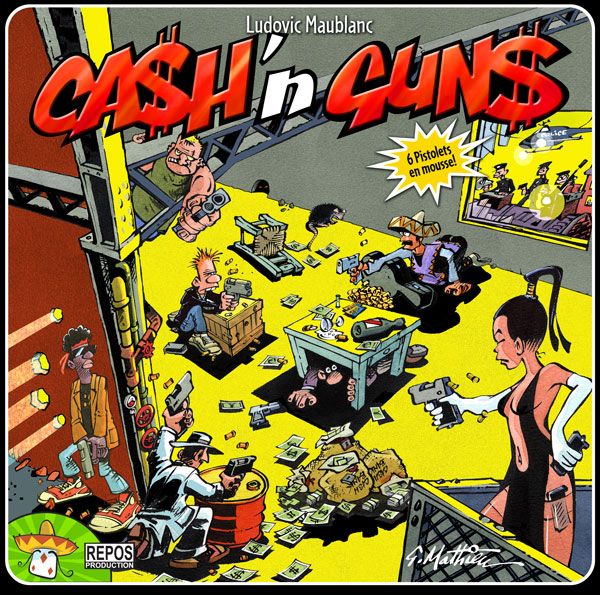 Cash N Guns Second Edition Boardgame