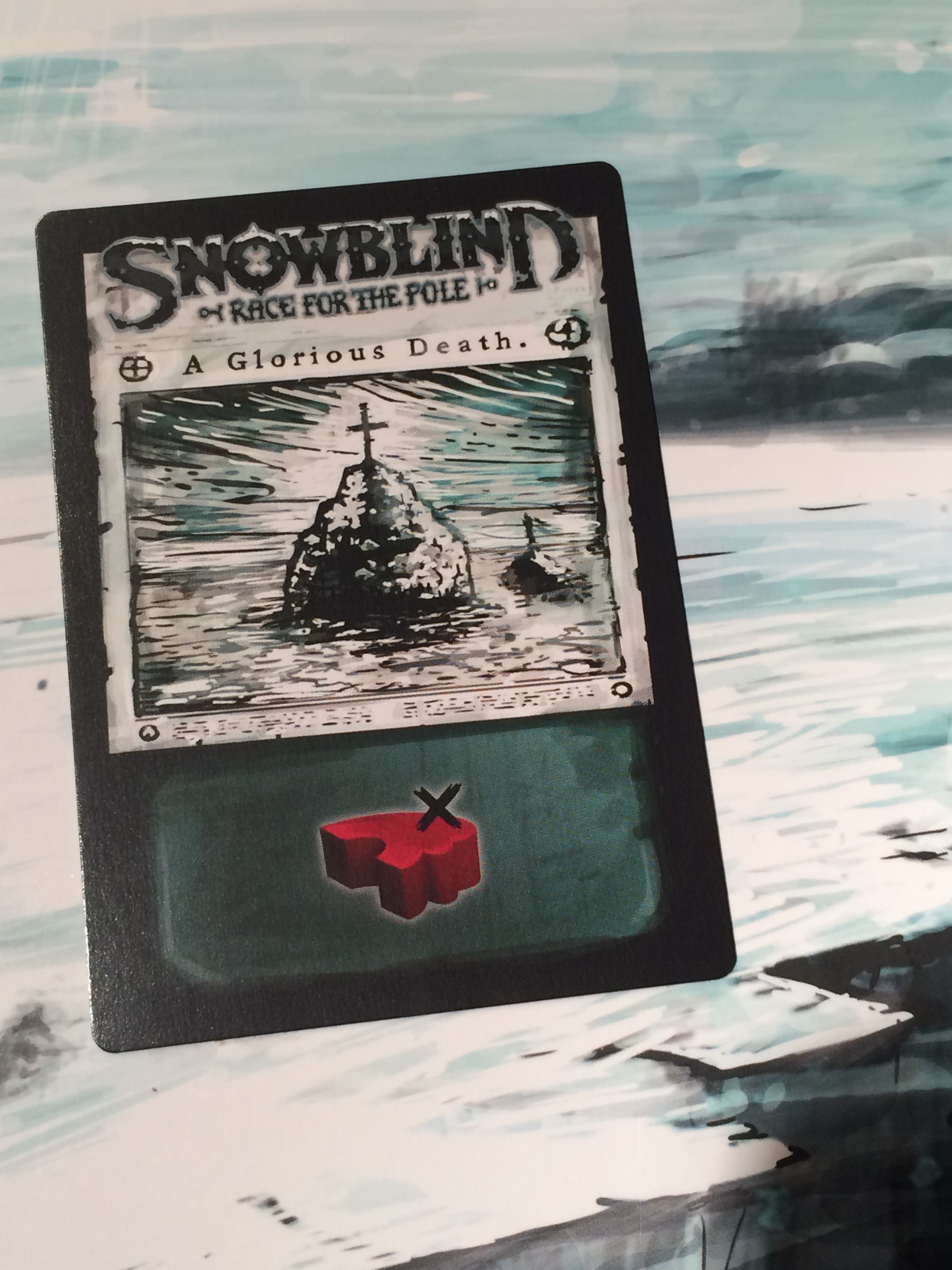 Snowblind: Race for the Pole – A Glorious Death Promo Card