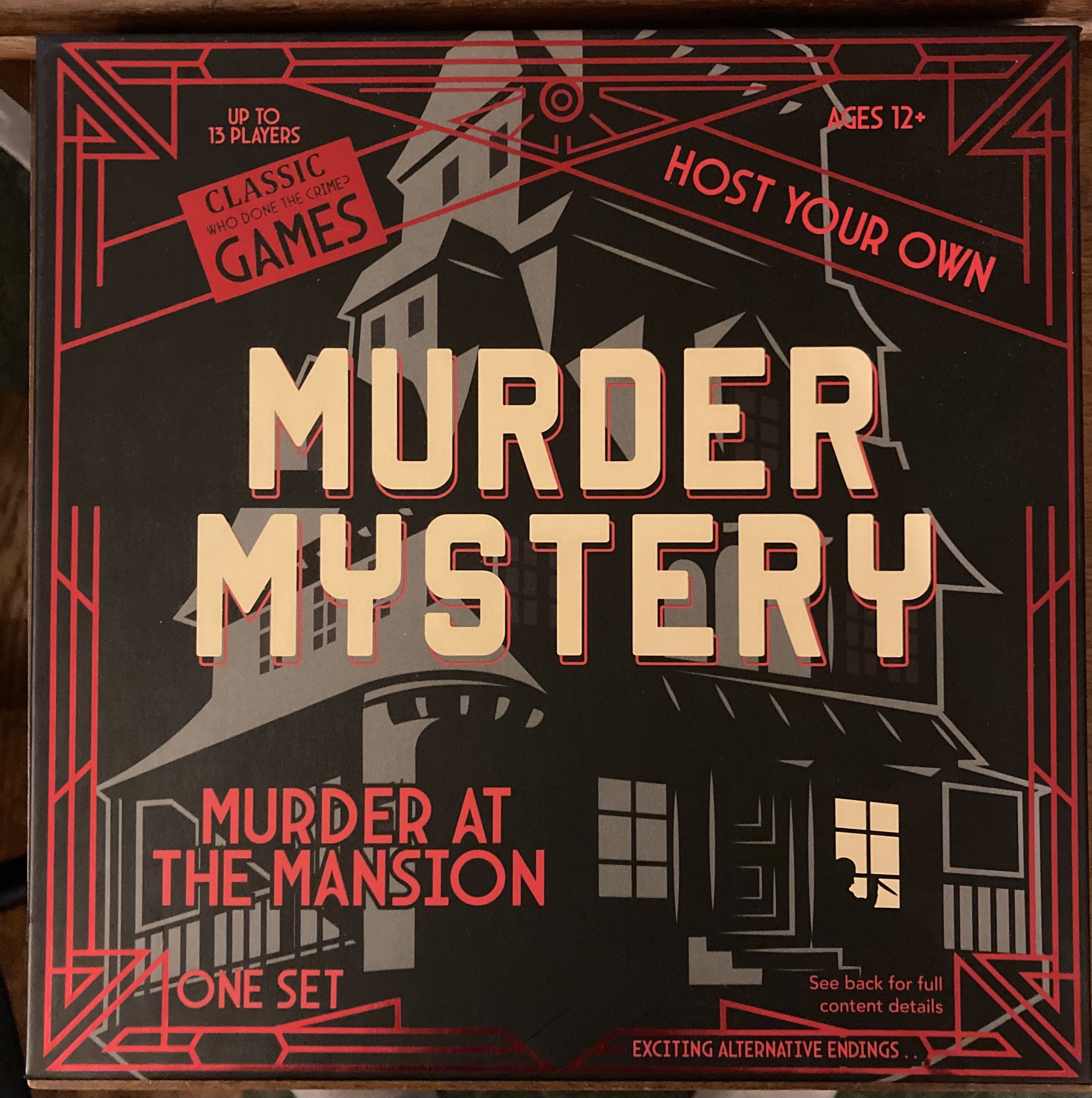 Host Your Own Murder Mystery: Murder At The Mansion