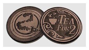 Tea for 2: First Player Metal Token