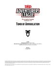 RPG Item: Adventurers League Player's Guide (Tomb of Annihilation)